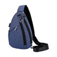 thumbnail image 1 of Un bolso mensajero hippie para hombre y mujer azul, mochila multiusos 37 cm × 22 cm × 10 cm oso de fresa Electrónica, 1 of 5