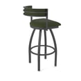 thumbnail image 2 of 861 Artemis 36" Swivel Bar Stool with Pewter Finish and Canter Pine Seat and Back, 2 of 5