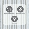 thumbnail image 4 of Better Homes & Gardens Signature Soft Tufted Stripe Bath Rug, Soft Silver & White, 20" x 34", 4 of 11