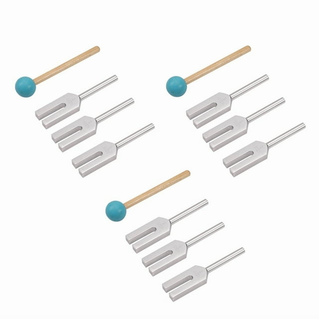 12 Piezas Aleación de Aluminio Angel Crystal Diapasón 4096 Hz / 4160Hz / 4225Hz Diapasón de Energía