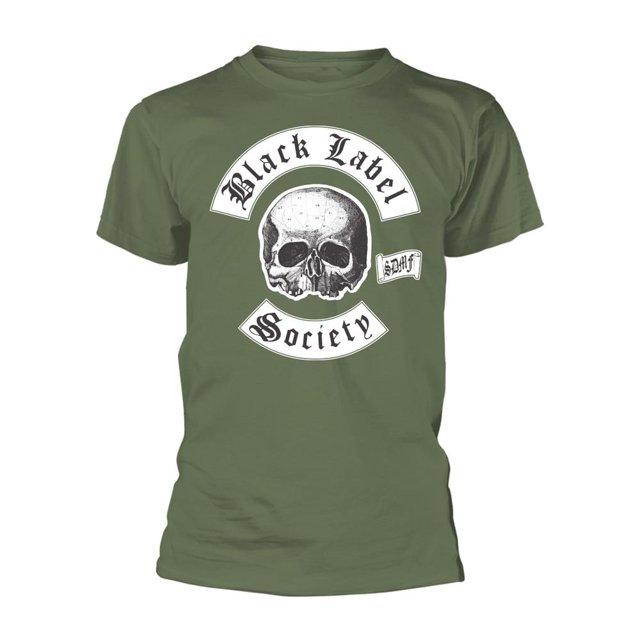 Black Label Society - Camiseta The Almighty para Adultos Unisex (Verde Oliva)