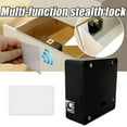 thumbnail image 2 of Daily Mix Store No Punching Invisible Concealed Lock for Cabinet Universal Intelligent Drawer Lock Multifunctional for Wooden Only Stealth, 2 of 9