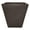 Espresso, variant on Exlonjet CT18ES Cosmopolitan Short Square Garden Planter, 18", Espresso