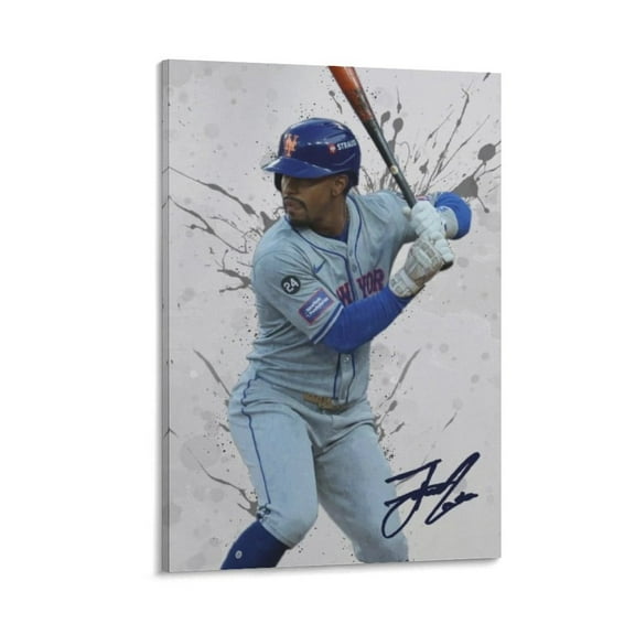 Francisco Lindor Canvas Poster Canvas Wall Art Prints Poster Gifts Photo Picture Painting Posters Room Decor Home Decorative 24x36inch(60x90cm)