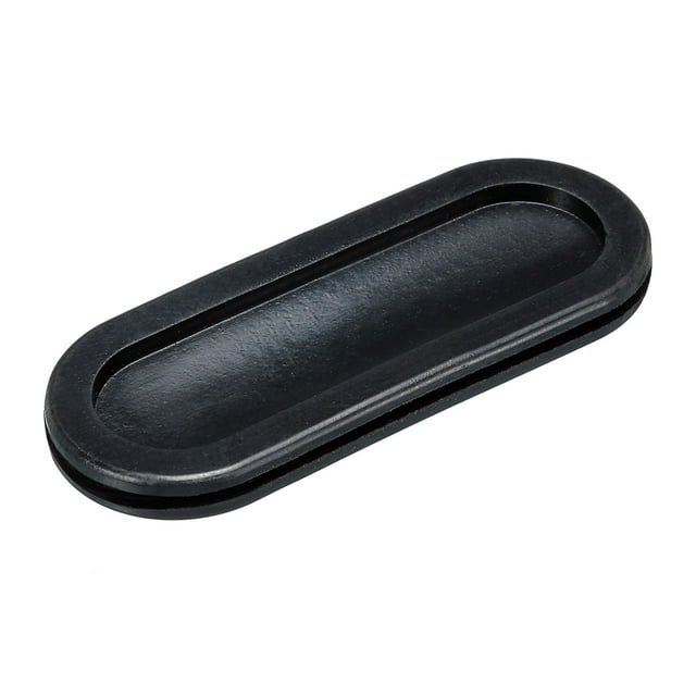 Goma Ojal Montaje Tamaño 35 x 100mm Ovalado Doble-Cara para Cable Protección, Paquete de 8