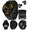 Black+Black EarBuds, variant on Garmin Venu 3S GPS Smartwatch, AMOLED Display 41 mm Watch, Advanced Health and Fitness Features, Up to 10 Days of Battery, Wheelchair Mode, Sleep Coach, Ivory Case with Wearable4U Power Bank Bundle