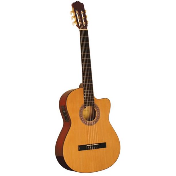Indiana IC25CE Full Size Nylon String Classical Acoustic Electric