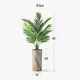 thumbnail image 5 of Artificial Palm Tree in Morden Planter, Fake Areca Tropical Palm Silk Tree for Indoor Outdoor Home Decoration - 66" Overall Tall (Plant Pot Plus Tree), 5 of 5