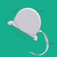 thumbnail image 3 of Roller shutter strap winder, ABS screw-on roller shutter strap winder with 5m roller shutter strap, white, 3 of 4