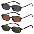thumbnail image 1 of Gafas de Sol YMRFW Retro Rectangulares para Mujer con Protección UV400, 1 of 6