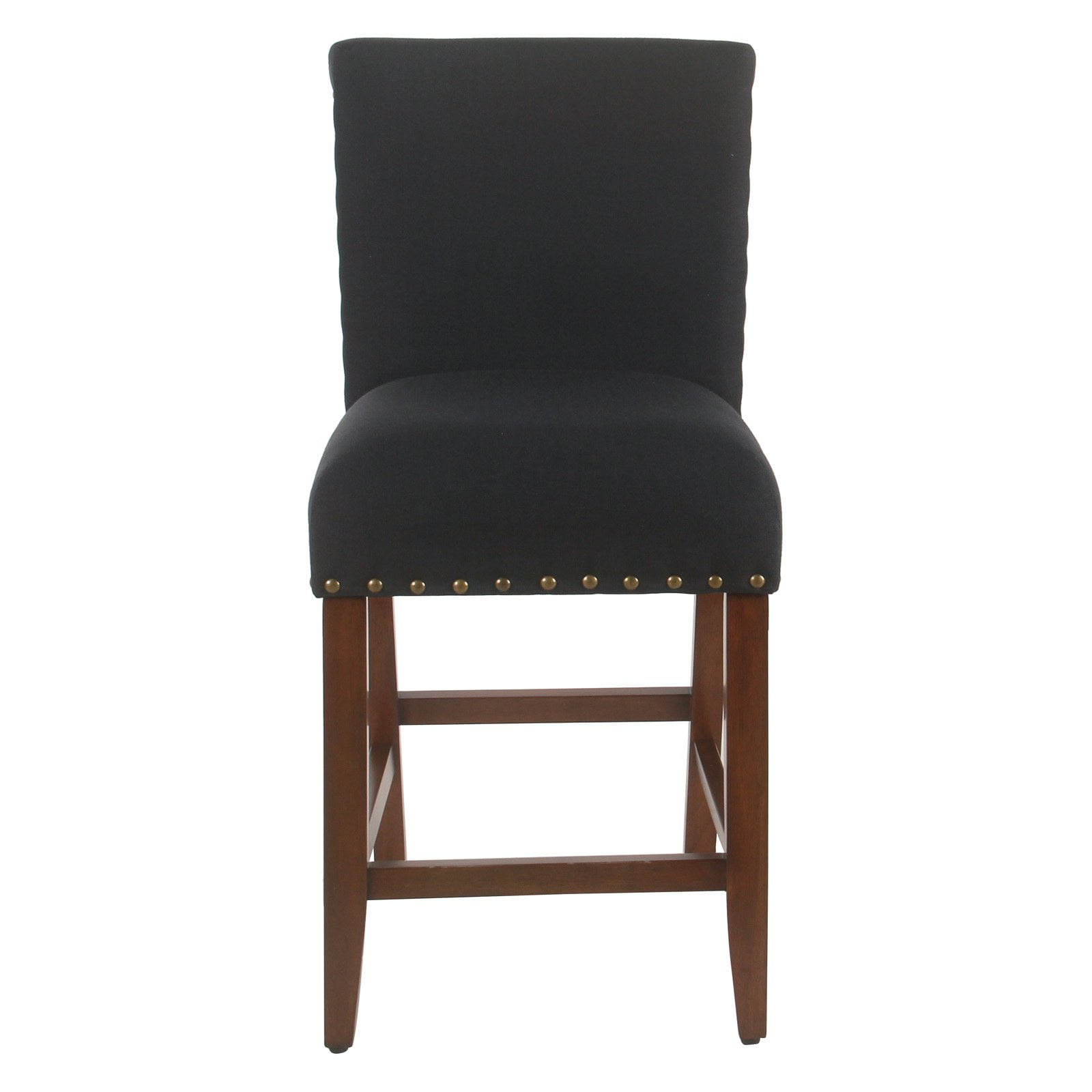 HomePop 24" Counter stool with nailheads, Multiple Colors