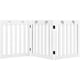 thumbnail image 2 of Costway 3 Paneles Verja Plegable de Madera para Mascotas con Bisagras Flexibles a 360° para Casa Escaleras Entrada Blanco 151,5 x 60 x 1,5 cm, 2 of 10