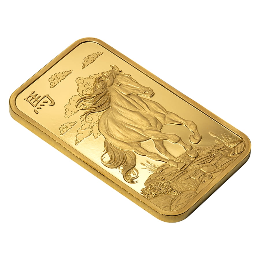 2026 1 oz Gold Bar - PAMP Suisse Year of the Horse w/ Assay