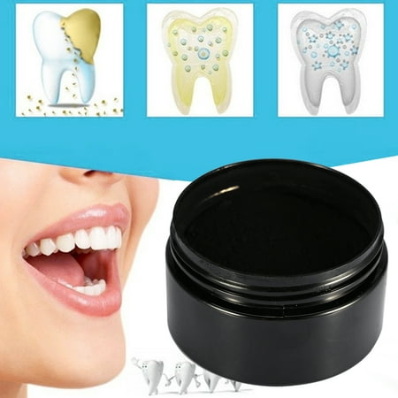 Yosoo Whitening Teeth Powder, Activated Charcoal Teeth Whitening Powder Organic Natural Tooth Whitener Stain Remover for Sensitive Teeth Safe on Gums & (Best Way To Rebuild Tooth Enamel)