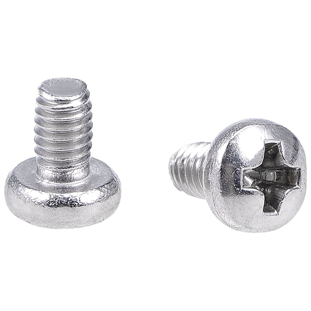 Tornillos de máquina Phillips Pan M2.5x4mm Unique Bargains, sujetadores, tornillos, 100 piezas