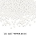 thumbnail image 3 of Uxcell Polystyrene Foam Ball Beads Round for the Arts DIY Crafts Party Decorations Fillings of Vase Pillow White 0.3inch, 3 of 5