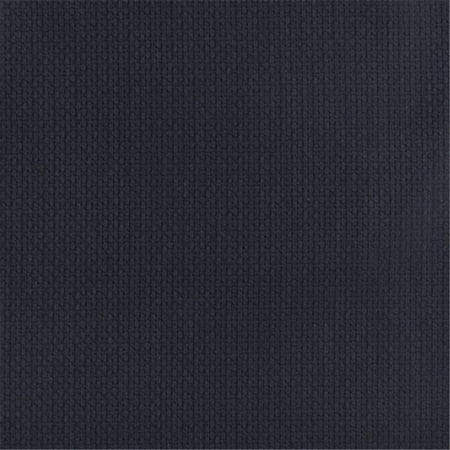 Woven Aluminum Fabric Designer Fabrics D347 54 in. Wide , Navy Blue Basket Weave Jacquard Woven Upholstery Fabric ()