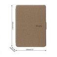 thumbnail image 1 of Faux Leather Flip Stand Tablet Protective Case Cover for Amazon Kindle 2016 SY69JL 8th Generation Brown, 1 of 6