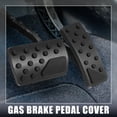 thumbnail image 2 of 1 Juego Freno Pedal Cubierta Gaso Acelerador Pedal Cubierta para Coche Negro, 2 of 7