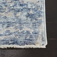 thumbnail image 3 of SAFAVIEH Moondust Hanna Abstract Polyester Area Rug, Grey/Blue, 2'6" x 4', 3 of 7