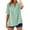 Light Green, variant on Button up Blouse for Women Tunic Top Women Button Shirt Women Half Tee Tie Shirts for Women No Shirt Women Three Quarter Sleeve Tops for Women Long Sleeve Knit Womens Relaxed T(Dark Green,M)