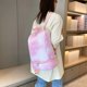 thumbnail image 4 of Mochila de gimnasio unisex multiusos multibolsillo y cremallera para uso diario (rosa), 4 of 7