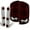 Dark Red Lens, variant on AKKON - For 02-06 Dodge Ram 1500 | 2500 |3500 Pickup Truck Red Clear Tail Lights Replacement With Circuit Board Pair