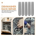 thumbnail image 5 of Milisten 100Pcs Grey Plastic Dishwasher Rack Prong End Caps for Rust Protection and Scratch Protection 1.2x0.2x0.2in, 5 of 8