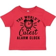 thumbnail image 3 of Inktastic The Worlds Cutest Alarm Clock Boys or Girls Toddler T-Shirt, 3 of 5