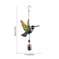 thumbnail image 3 of Hummingbird Wind Chimes for Outside, Bird Sun Catcher Wind Chime, Garden Decor for Patio Porch Yard Balcony, Hanging Windchimes Gifts for Women Mom Grandma Gardeners, 3 of 6