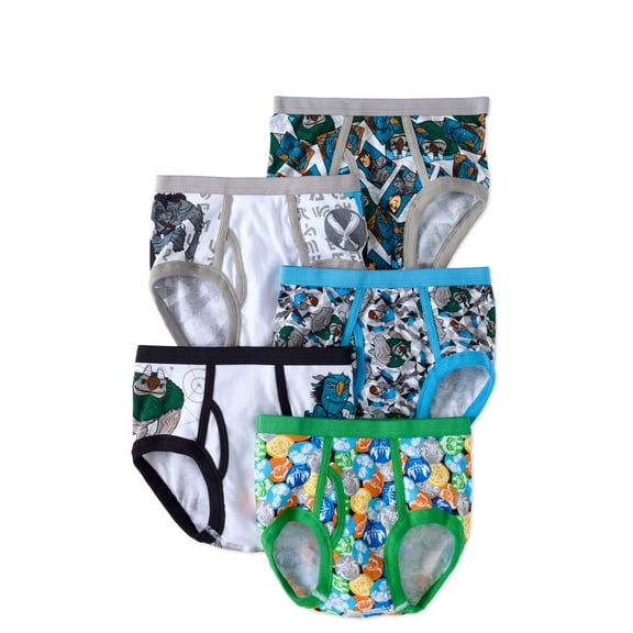 DreamWorks Trollhunters, Boys Underwear, 5 Pack Briefs (Little Boys)