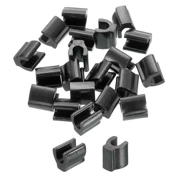 20Pack #10 Top Stoppers Closed-end Zipper Slider, Metallic Black