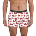thumbnail image 4 of Wukai Strawberry Print Men’s Underwear Breathable Boxer Briefs,&nbsp;Moisture Wicking & Breathable-XX-Large, 4 of 7