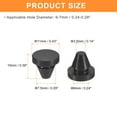 thumbnail image 2 of 26 Pack Silicone Hole Plug, White Rubber Round Hole Plugs Fit for Bottle Pipes 5mm Inner Diameter, 2 of 6