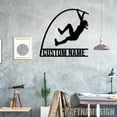 thumbnail image 2 of Craftnamesign Custom Pole Vaulter Metal Wall Art LED Light, Custom Girl Pole Vaulting Name Sign, 2 of 5