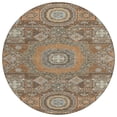 thumbnail image 2 of Addison Rugs Chantille Indoor/Outdoor Traditional Paprika Machine Washable Round Rug, 8' x 8', 2 of 8