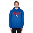 thumbnail image 4 of Men's New Era  Royal Philadelphia 76ers 2024/25 City Edition Pullover Hoodie, 4 of 5