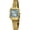 Light Blue, variant on Gold Watches for Women with Vintage Rectangular Case Roman Dial, Ladies Quartz Wrist Watch, Stainless Steel, Adjustment Tool Included, Waterproof