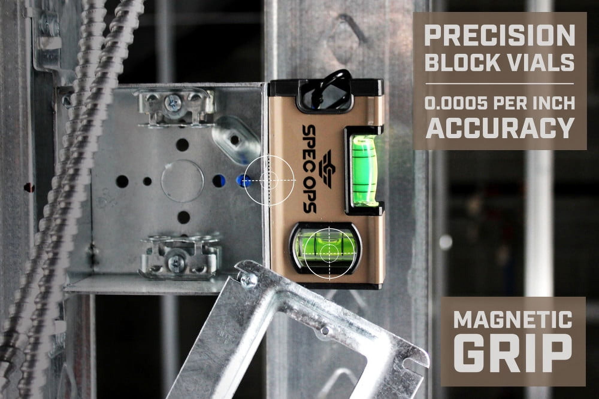 Spec Ops Tools Magnetic Pocket Level 4In
