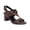 Brown, variant on asdoklhq Womens Slip On Shoes Wide Width,Fashion Artificial Leather High Heels Ladies Summer Sandals