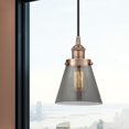 thumbnail image 2 of 616-1PH-AC-G63 Innovations Lighting Cone - 1 Light Mini Pendant In Industrial Style-9.5 Inches Tall and 6.25 Inches Wide-Antique Copper Finish-Light, 2 of 2