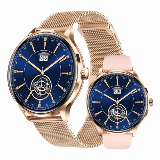 Pulsera inteligente QS80 con asistente de voz para llamadas a prueba de agua