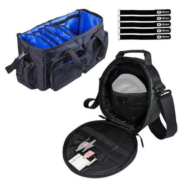 Clutch CL-HPB007 Headphone Gear Bag with Utility Storage/Transport Bag Package