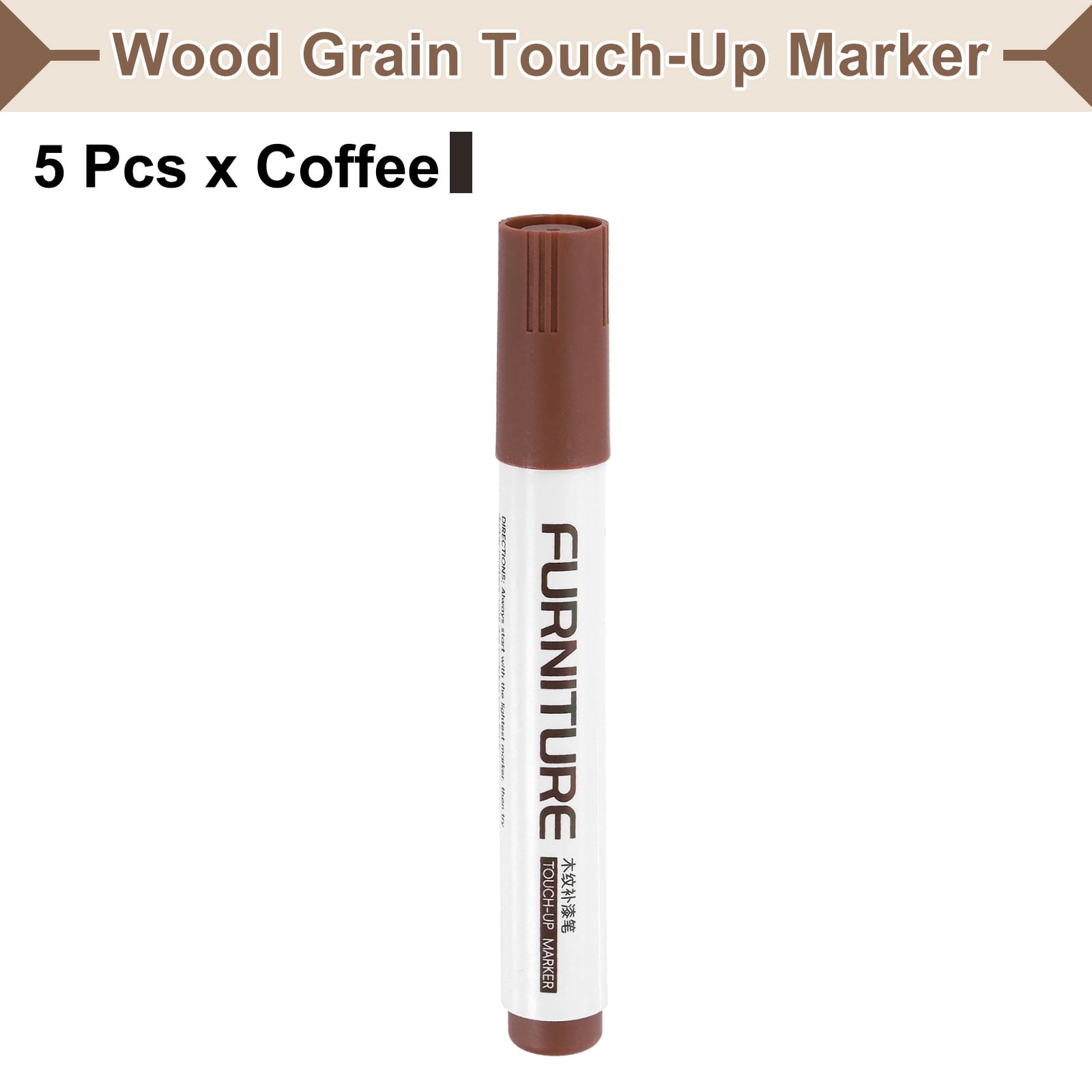 Uxcell Furniture Markers Touch Up, Furniture Repair Kit Wood Maker Coffee