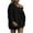 Black-Fashion Sweatshirts, variant on Xcmzpl Women's Hoodies Cute Solid Color Hooded Sweatshirt Lightweight Sweater Tops Comfort Long Sleeve Shirts Winter Fashion