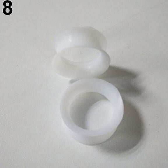 Ayyufe 2 Pcs Soft Silicone Ear Flesh Tunnels Plug Stretcher Piercing Gauge Earrings