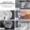 thumbnail image 2 of Protectores de esquinas para mesas de bebé, protectores de esquinas de muebles de seguridad para niños para escritorios, cunas, chimeneas y mesas, esquinas y bordes redondeados suaves y seguros, paque, 2 of 4