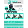 thumbnail image 3 of Patines en línea PAPAISON ajustables para niños y adultos con luces, 3 of 6