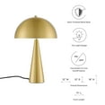 thumbnail image 3 of Table Lamp, Gold, Metal, Modern Contemporary, Mid Century Living Kitchen Cafe Bistro Restaurant Hospitality, 3 of 8