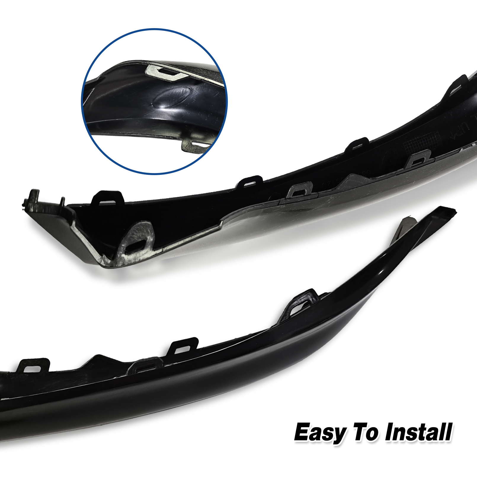 Soillar 4Pcs Door Belt Molding Chrome Trim – Front & Rear Left Right For 2018-2022 Toyota Camry, Direct Fit